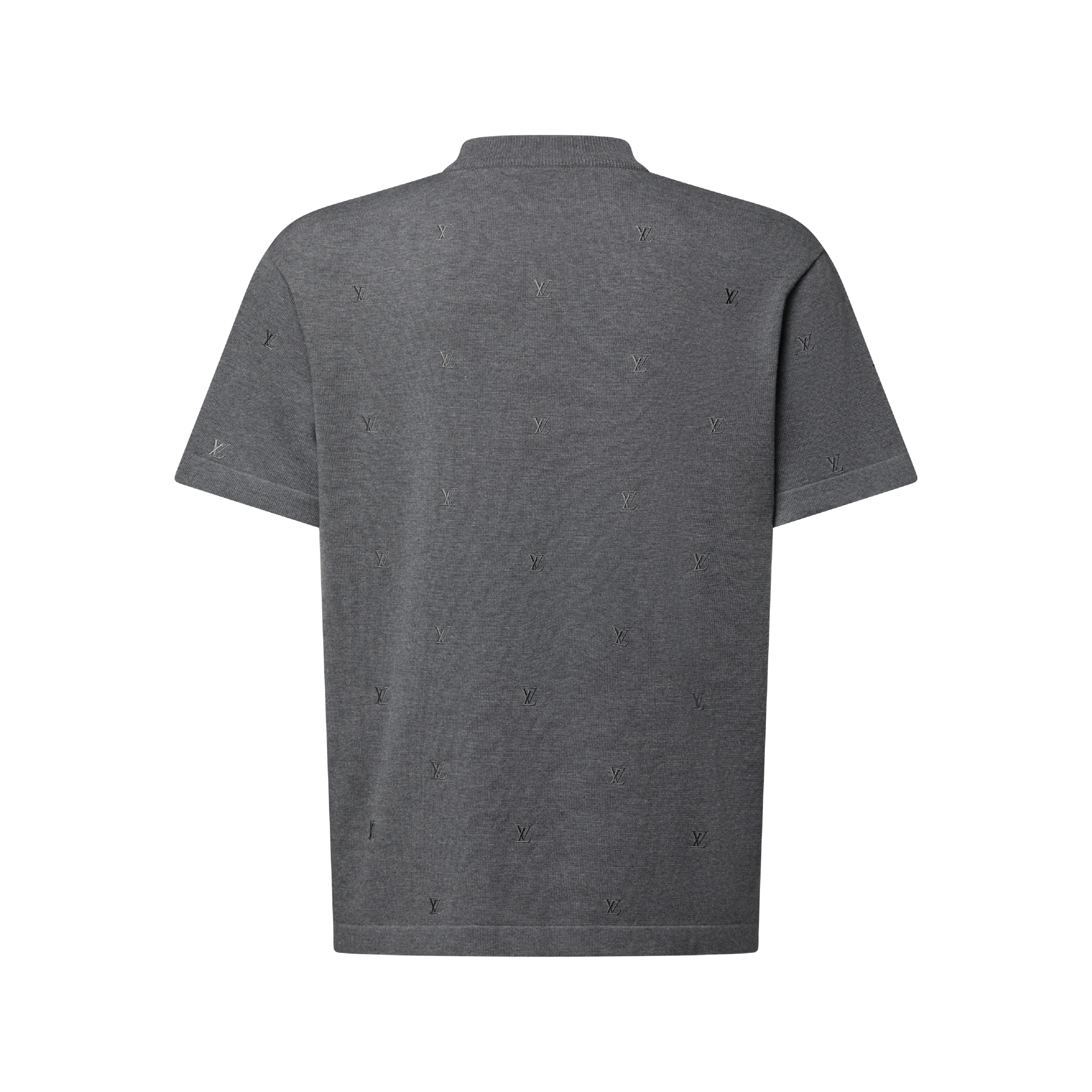 LV Blason Embroidered Short-Sleeved Crewneck - Ready-to-Wear